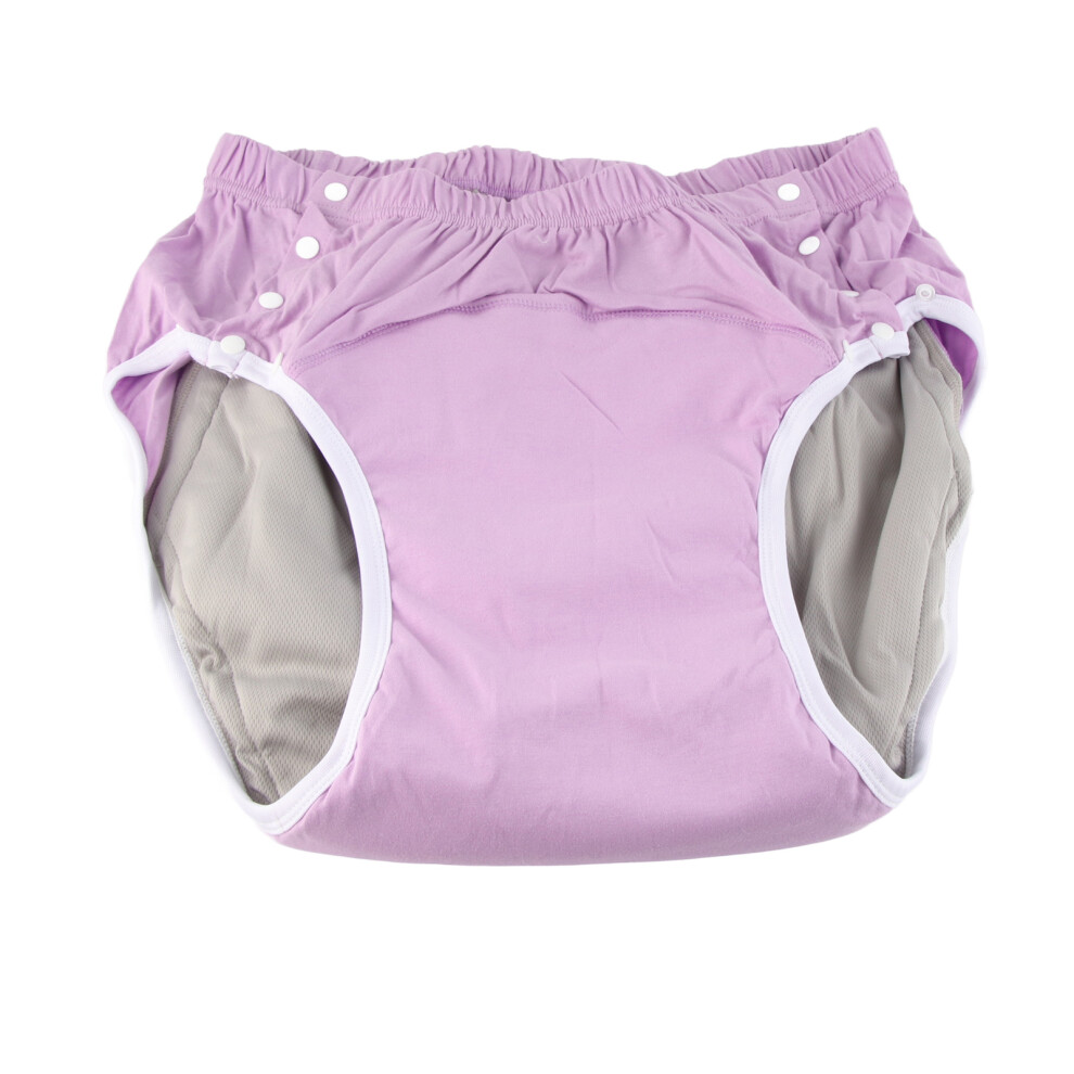 (XXL) Washable Cotton Incontinence Underpants Absorbent Adult Diapers