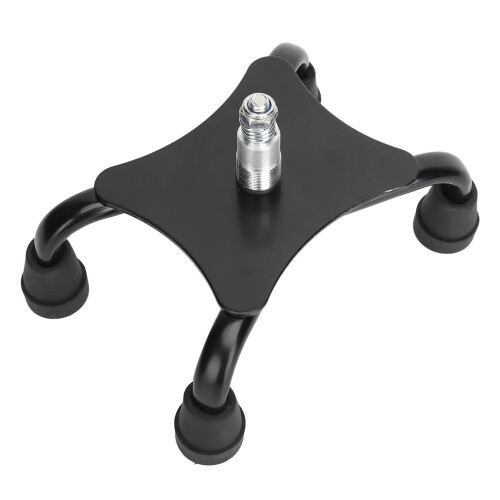 Gehstock Vierfuß Edelstahl 22mm 1