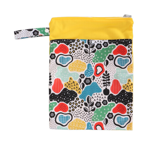 (G68) 2x Waterproof Wet/Dry Diaper Bags