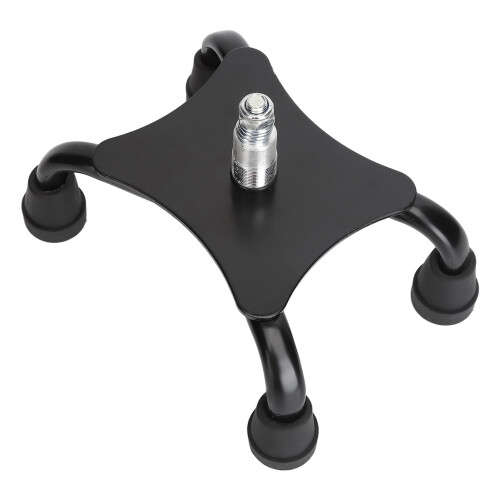 Gehstock Vierfuß Edelstahl 22mm 2