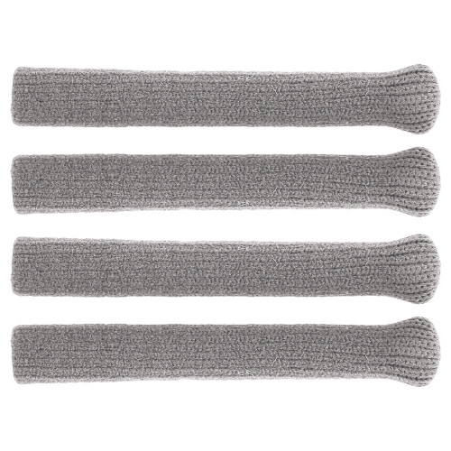 (Grey) 2er-Pack Baumwoll-Brillenbügel-Polster, rutschfest, grau 1