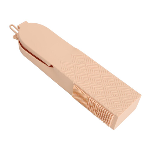 Silikon-Make-up-Pinselhalterung mit Flip-Abdeckung 1