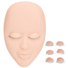 (Pink) Wimpermannequin 3 paar verwijderbare oogleden
