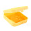 (Yellow) Draagbare poederpuff opbergbox geel 4