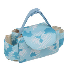 Universaler Stroller Organizer, große blaue Wickeltasche