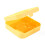 (Yellow) Draagbare poederpuff opbergbox geel 2