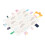 Baby Security Blanket Soft Cotton Cloud Pattern Teething Toy 5