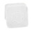 (Matte White) Draagbare poederpuff opbergbox geel 2