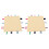 (Yellow) 2x Babysicherheitsdecke, reine Baumwolle, 3D-Sensorik, Gelb 5