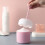 (Pink) Portable Facial Cleanser Foam Maker Device Blue 5