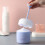 (Blue) Portable Facial Cleanser Foam Maker Device Blue 5