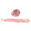 (Dusty Pink) Zwarte Satijn Haar Bun Styler 1