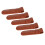 5Pcs Brown Clipper Case Portable Barber Sheath 3