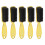 5Pcs Gold Plated Barber Clipper Brush 3