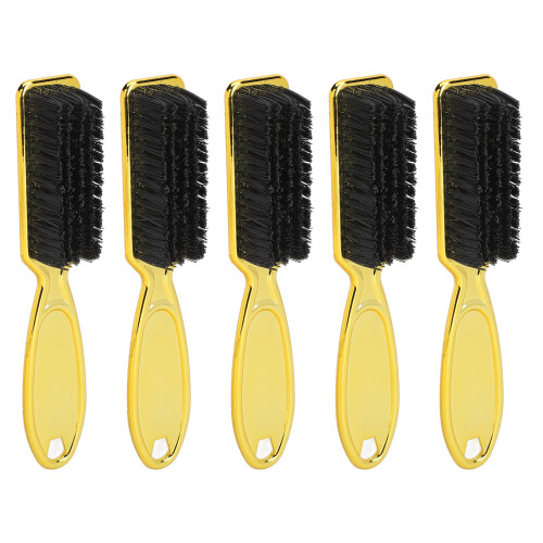 5Pcs Gold Plated Barber Clipper Brush 2