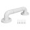 (White) 29cm Stainless Steel Bathroom Grab Bar White 1