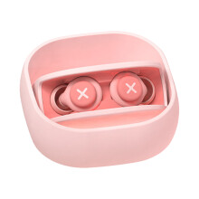 (Pink) Geräuschreduzierende Silikon-Ohrstöpsel mit Aufbewahrungsbox Gelb