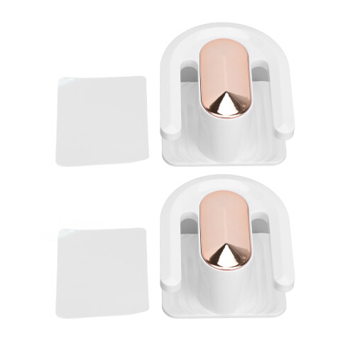 2pcs Slipper Rack Wall Mounted Shoe Hook Punch Free Bathroom