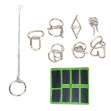 Metall-Draht-Puzzles Rätsel-Spielzeug für Kinder