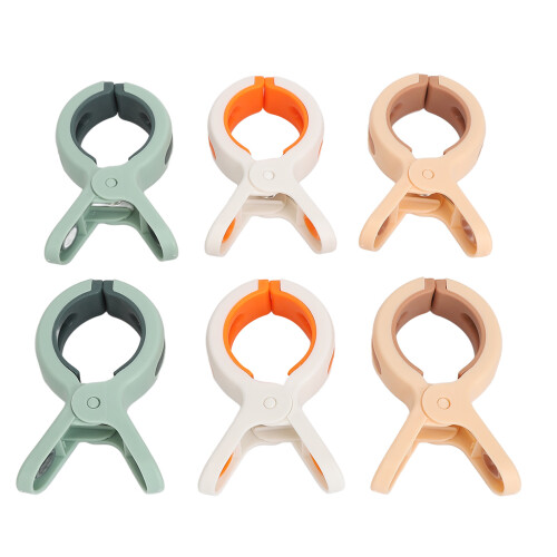 6x Strandlakenclips Roestvrij Windvast