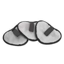 3PCS Facial Cleaning Pad Heart Shaped Soft Reusable Makeup Wipes