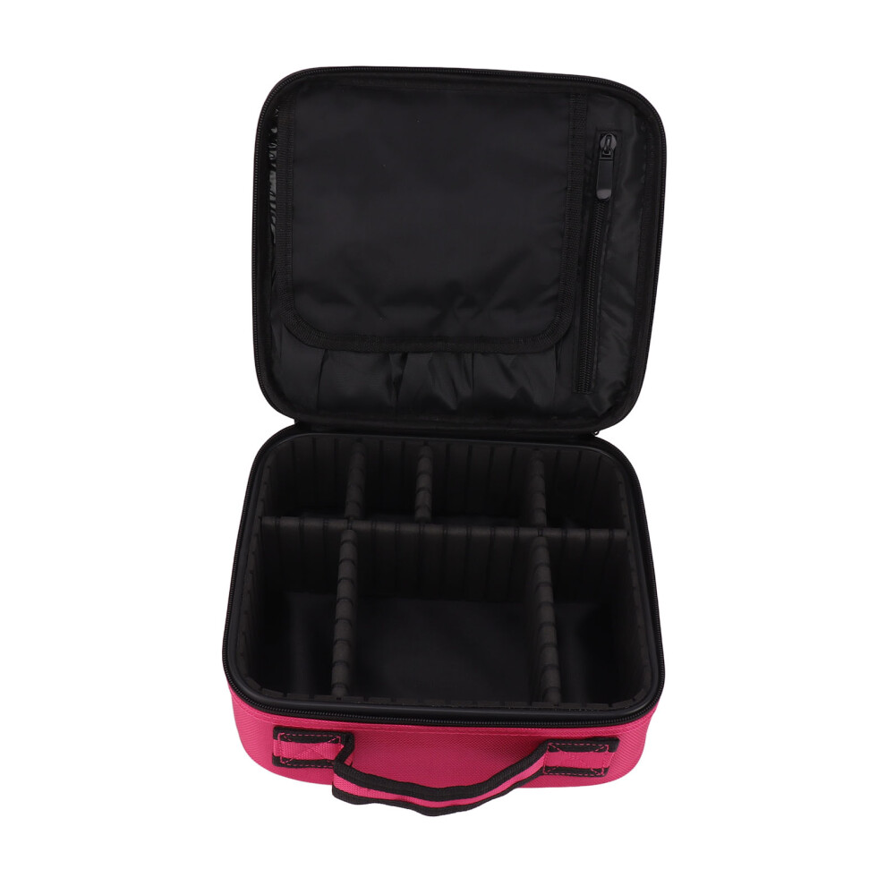 Large Portable Cosmetic Bag with Makeup Dividers