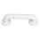 (White) 29cm Stainless Steel Bathroom Grab Bar White 3