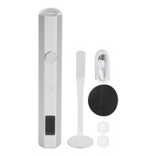 (Silver) Portable Mini LED Nail Lamp 2-Gear Magnetic