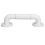 (White) 29cm Stainless Steel Bathroom Grab Bar White 2