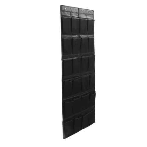 Schuhorganizer über der Tür 24 Taschen Schwarz 2