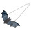 (Black) Vleermuis Hanger Halloween Zonvanger 5