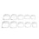2x Face Beard Shaping Templates 5 Sizes 2