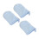 3pcs Reusable Soft Microfiber Makeup Remover Gloves 2