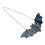 (Black) Vleermuis Hanger Halloween Zonvanger 3
