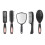5-teiliges Haarbürsten-Set Paddle 5