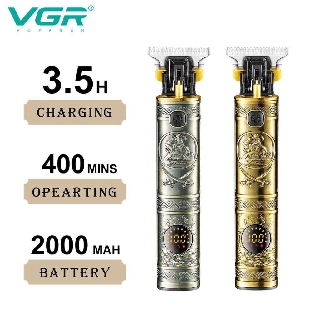 Digital Display Electric Hair Clippers for Hairdresser Salon