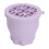 (Purple) Silicone Makeup Brush Cleaner with Drying Rack 3