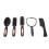 5-teiliges Haarbürsten-Set Paddle 4