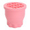 (Pink) Silicone Makeup Brush Cleaner with Drying Rack 2