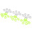3pcs 4 Finger Hand Grip Exerciser 6.6LB/11LB 3