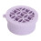 (Purple) Silicone Makeup Brush Cleaner with Drying Rack 5