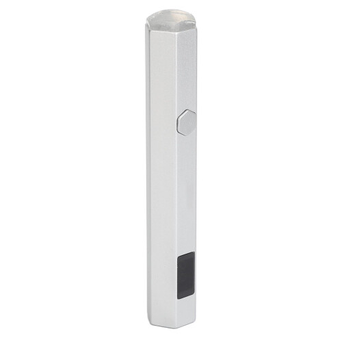 (Silver) Portable Mini LED Nail Lamp 2-Gear Magnetic 2