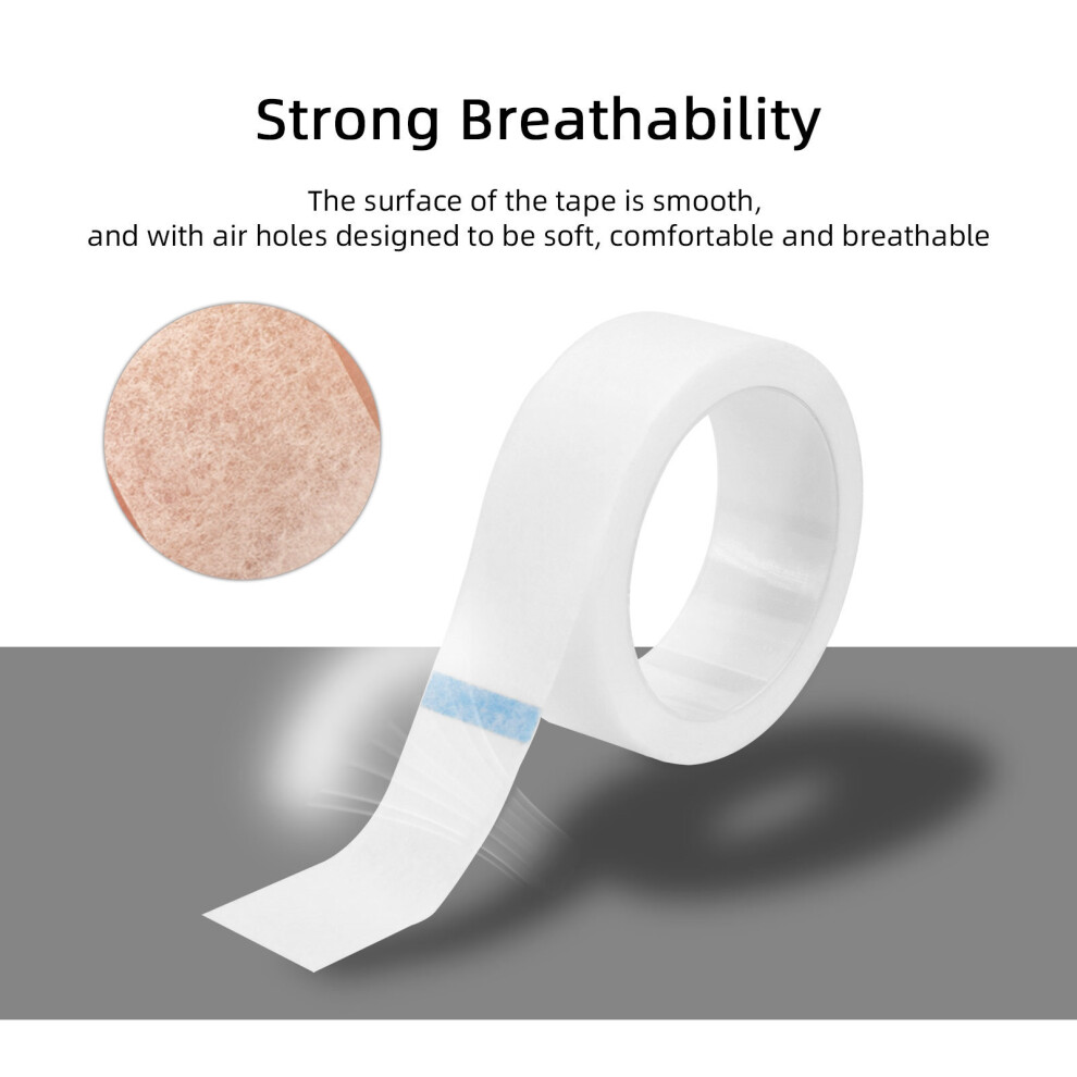 30 Rolls Breathable Adhesive Tape 1.2cm Wide 4.3m for Eyelash Grafting