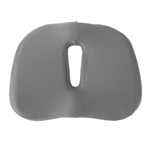 (Gray) Donut-Kissen Orthopädisches Memory-Foam Sitzkissen, Grau