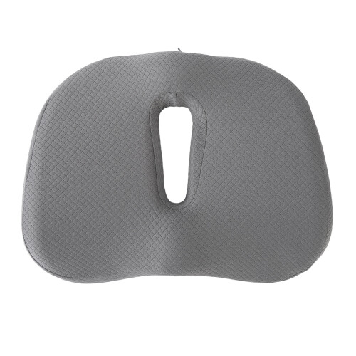 (Gray) Cuscino Sedia Donut Ortopedico Memory Foam Ufficio Grigio
