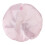 Wiederverwendbare rosa Satin-Trinkabdeckung mit Strohlöchern 1