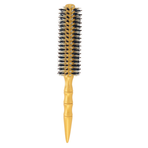 Gold Nylon Round Hair Brush