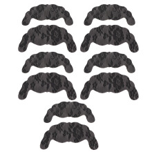 (Black) 5 Paar Einweg-Brustpflaster atmungsaktiv Khaki