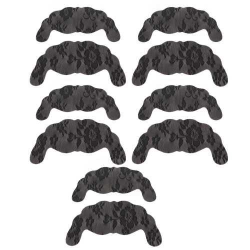 (Black) 5 Paar Einweg-Brustpflaster atmungsaktiv Khaki