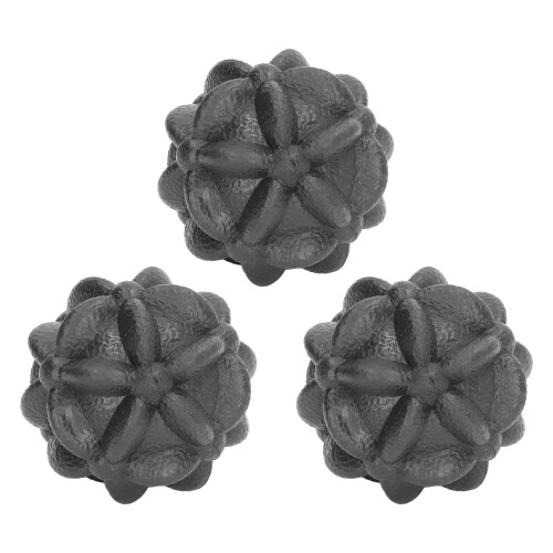 3pcs Black Deep Tissue Massage Balls